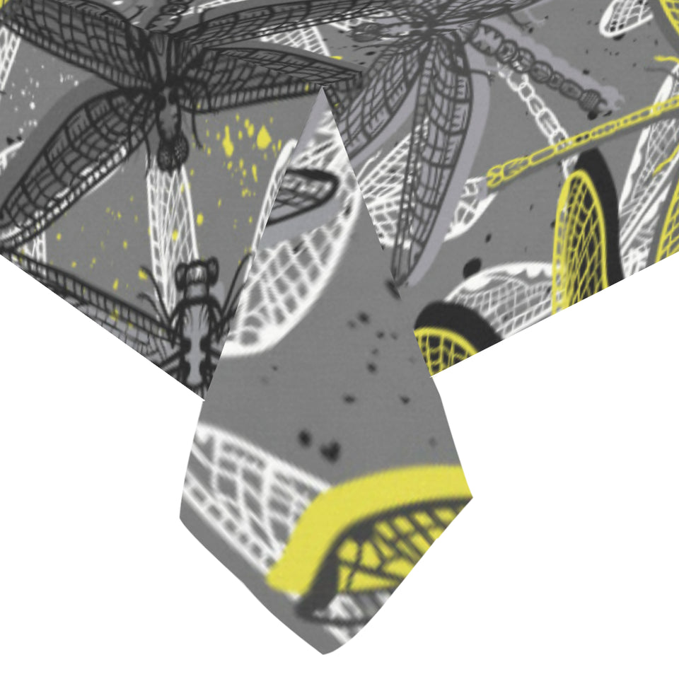 Hand drawn dragonfly pattern Tablecloth
