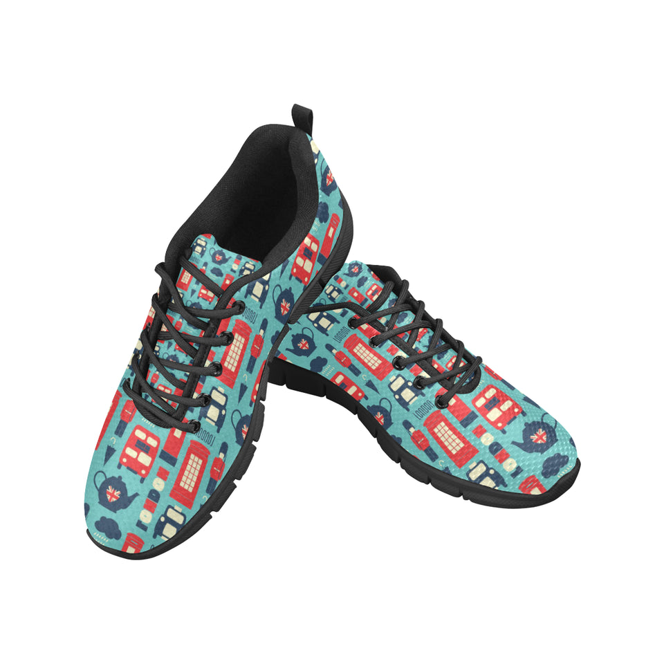 British Pattern Print Design 04 Women's Sneaker Shoes