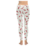 Chili peppers pattern Women's Legging Fulfilled In US