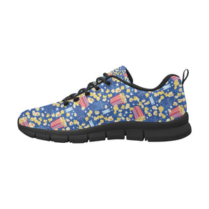 Popcorn Pattern Print Design 01 Women's Sneaker Shoes