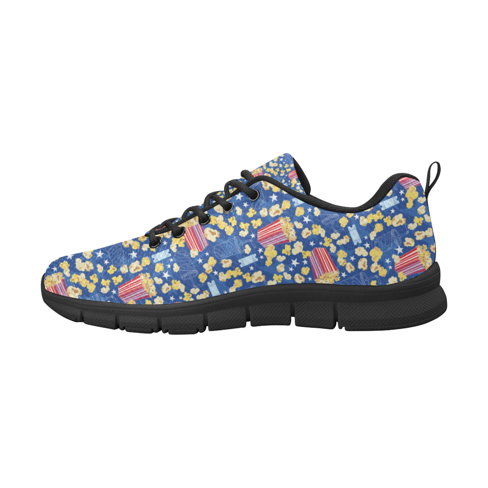 Popcorn Pattern Print Design 01 Women's Sneaker Shoes