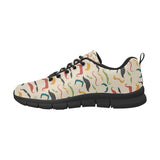 Mustache Beard Pattern Print Design 03 Men's Breathable Sneakers ( Model 055)