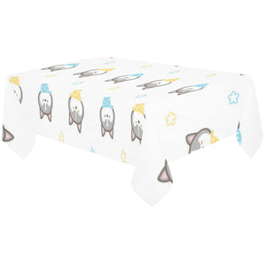 Cute Siberian Husky pattern Tablecloth