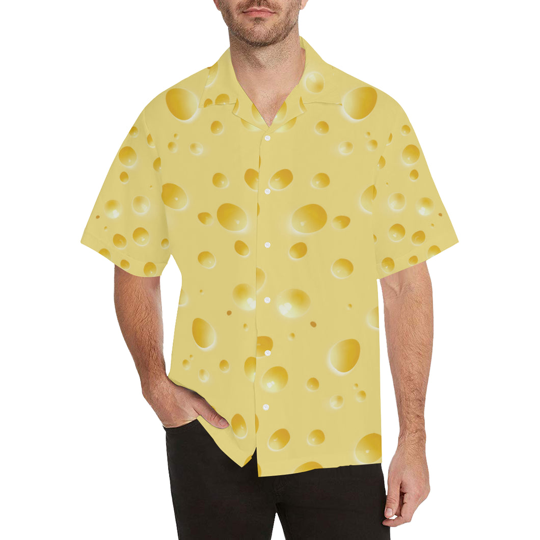 Cheese texture Men's All Over Print Hawaiian Shirt