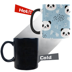 Cute panda pattern Morphing Mug Heat Changing Mug