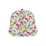 Colorful Chameleon lizard pattern All Over Print Snapback Cap