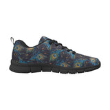 Beautiful peacock feather pattern Men's Sneaker Shoes