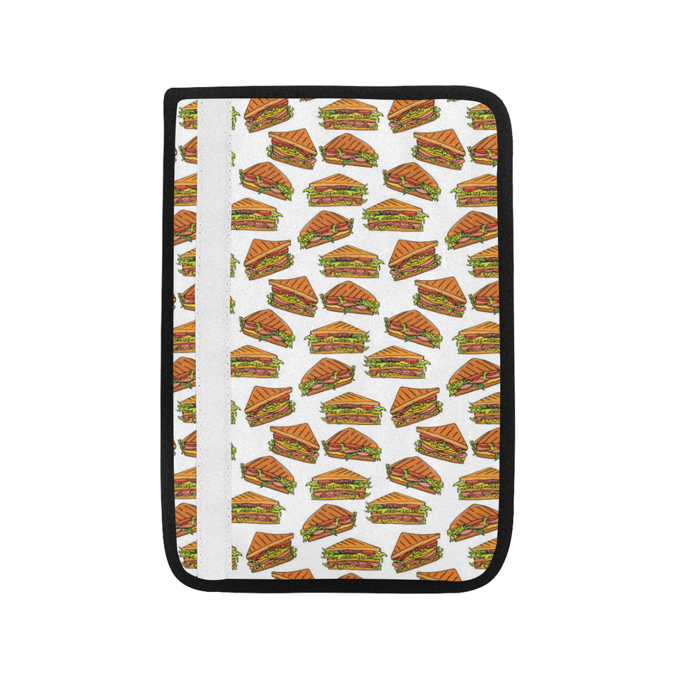 Sandwich Pattern Print Design 02 Car Seat Belt Cover