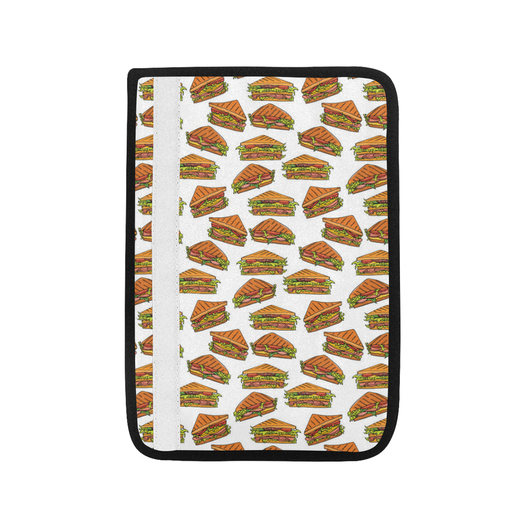 Sandwich Pattern Print Design 02 Car Seat Belt Cover