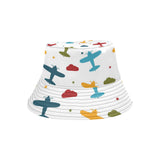 Airplane star cloud colorful Unisex Bucket Hat