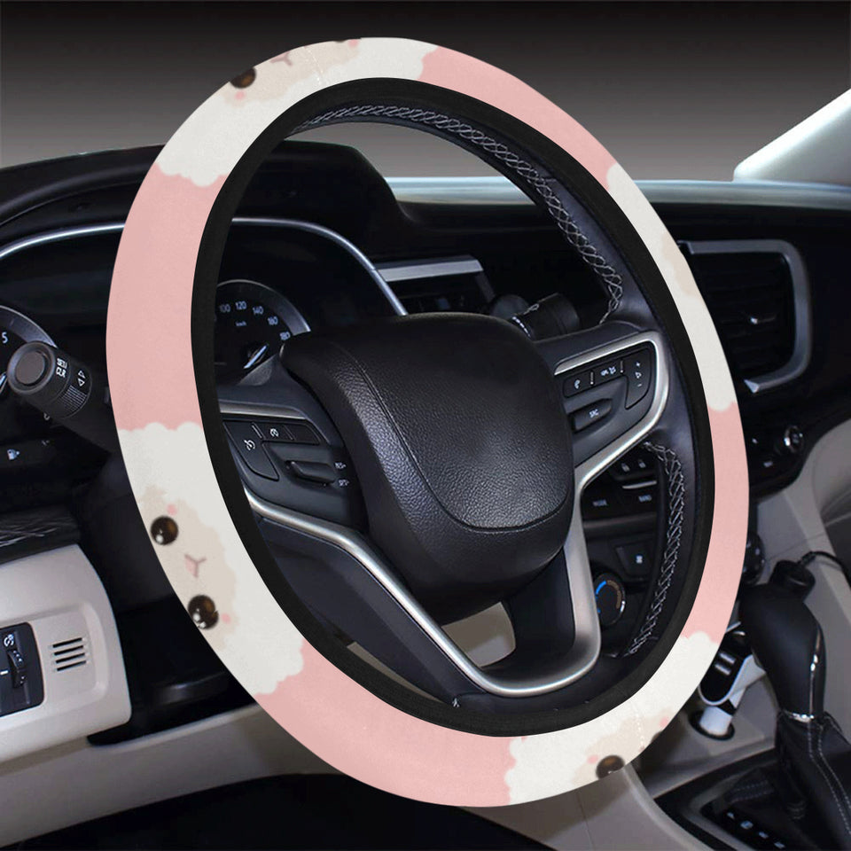Cute sheep pattern Car Steering Wheel Cover