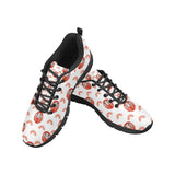 Daruma japanese wooden doll design pattern Women's Sneaker Shoes