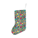 Gear Pattern Print Design 03 Christmas Stocking