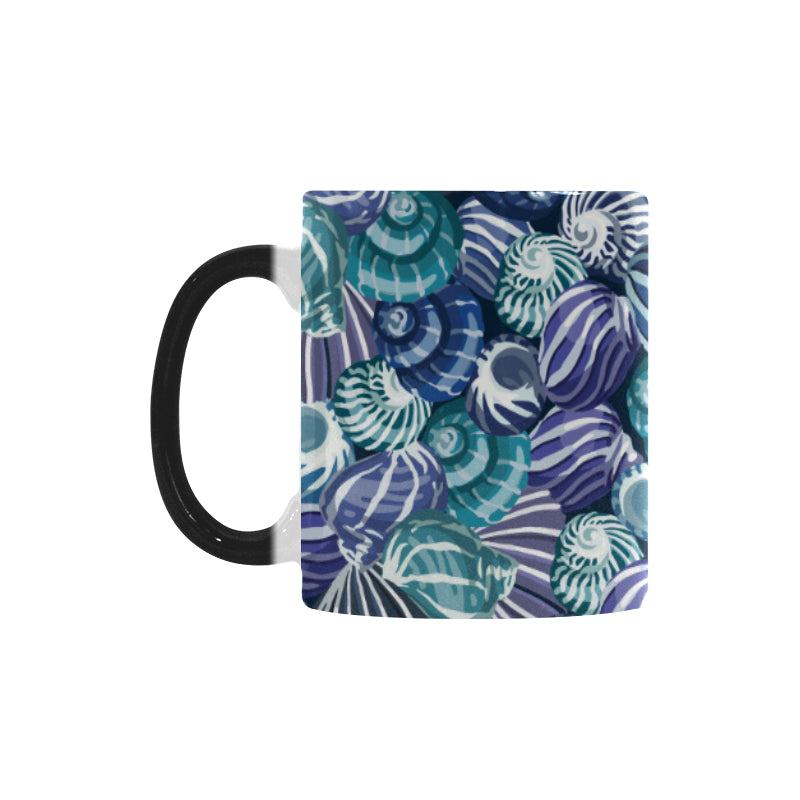 Shell design pattern Morphing Mug Heat Changing Mug