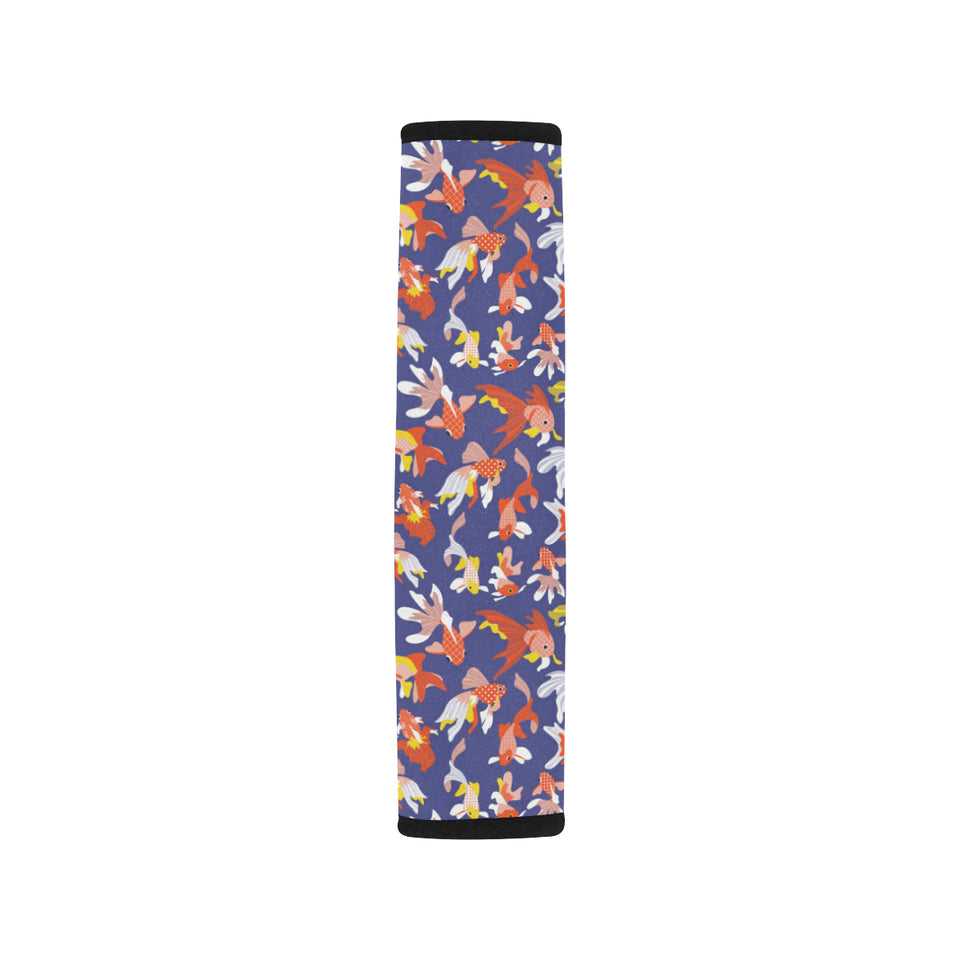 Goldfish Pattern Print Design 04 Car Seat Belt Cover