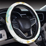 Cute funny kids dinosaurs pattern Car Steering Wheel Cover