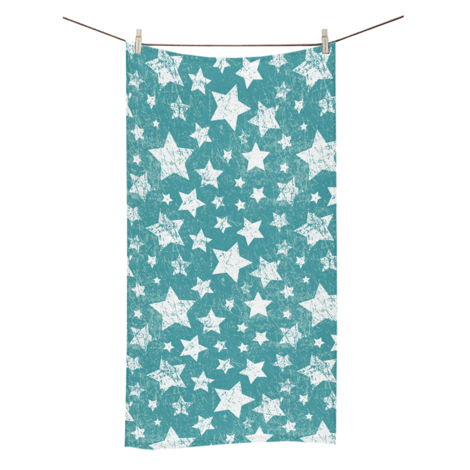 Vintage star pattern Bath Towel