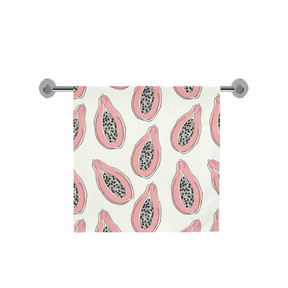papaya pattern Bath Towel