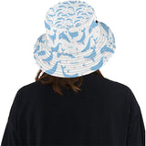 Blue whale pattern Unisex Bucket Hat