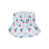 Sailboat anchor pattern Unisex Bucket Hat