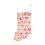 Hand drawn heart design pattern Christmas Stocking