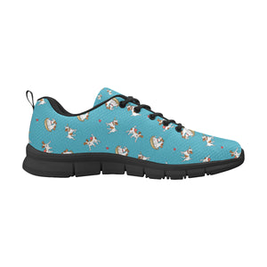 Jack Russel Pattern Print Design 03 Women's Sneaker Shoes