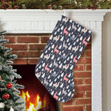 Deers Winter Christmas pattern Christmas Stocking