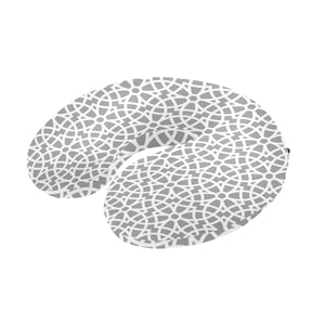 arabic gray pattern U-Shaped Travel Neck Pillow