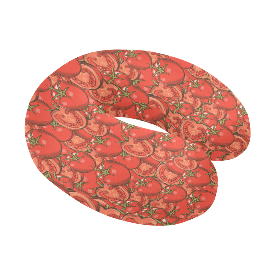 Red Tomato Pattern U-Shaped Travel Neck Pillow