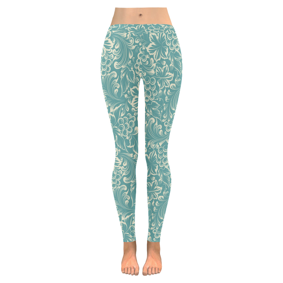 Classic Hand drawn Grape pattern Women's Legging Fulfilled In US