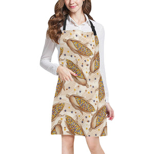 Corn Pattern Print Design 03 All Over Print Adjustable Apron