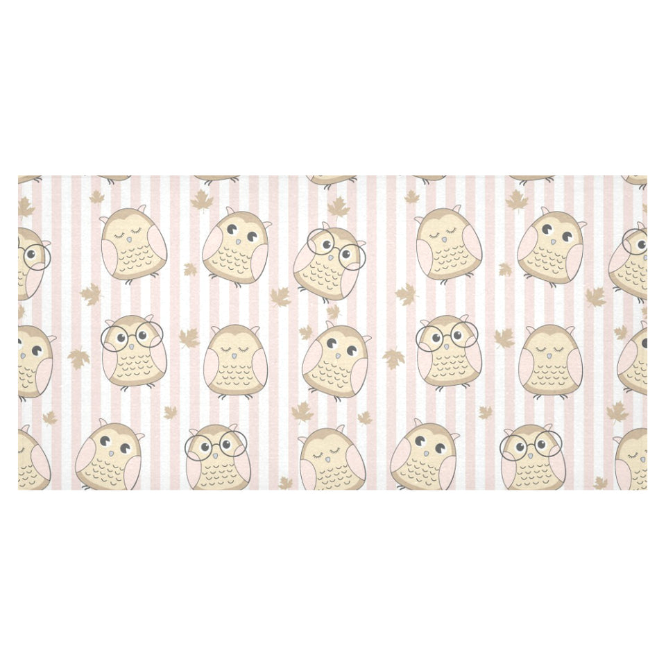 cute owl leaf Tablecloth