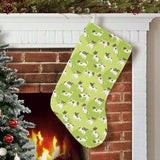 Jack Russel Pattern Print Design 01 Christmas Stocking