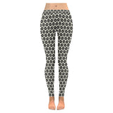 Coffee bean abstract modern pattern Women's Legging Fulfilled In US