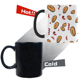 peanuts pattern background Morphing Mug Heat Changing Mug
