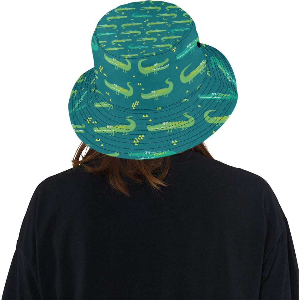 Crocodile pattern Unisex Bucket Hat