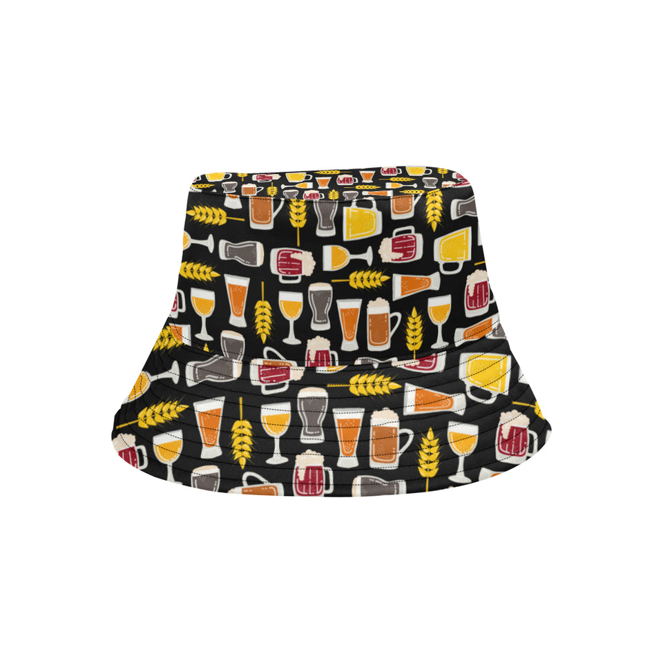 Beer type pattern Unisex Bucket Hat