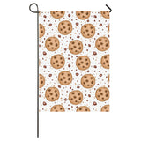 chocolate chip cookie pattern House Flag Garden Flag