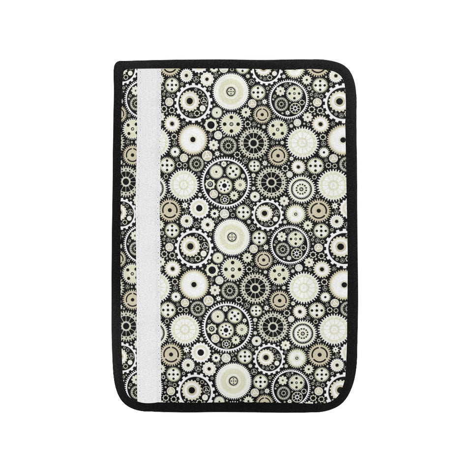 Gear Pattern Print Design 02 Car Seat Belt Cover