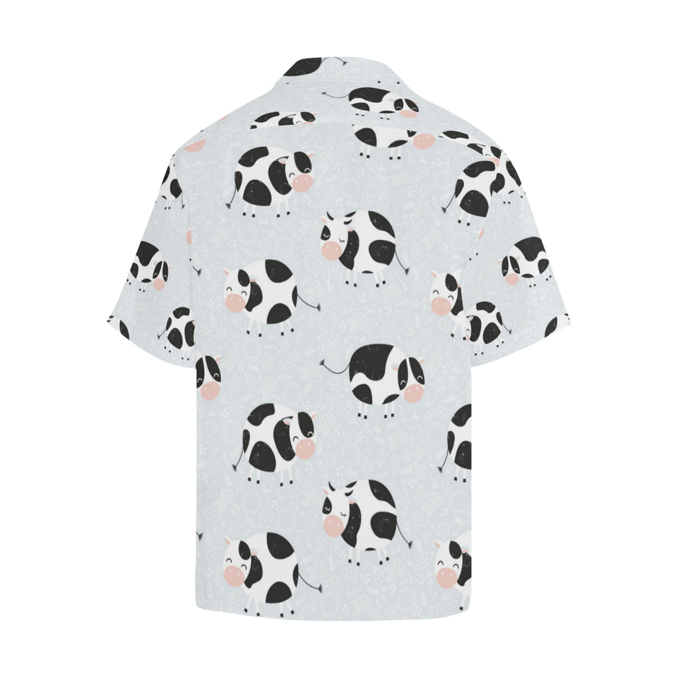 Cute cows pattern Men's All Over Print Hawaiian Shirt