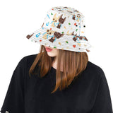 Cute Chihuahua dog pattern Unisex Bucket Hat