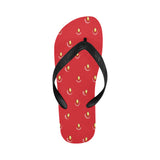 strawberry texture skin pattern Unisex Flip Flops
