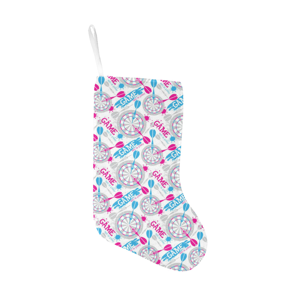 Darts Pattern Print Design 01 Christmas Stocking