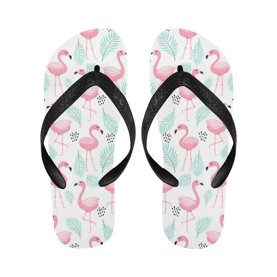 Cute flamingo pattern Unisex Flip Flops
