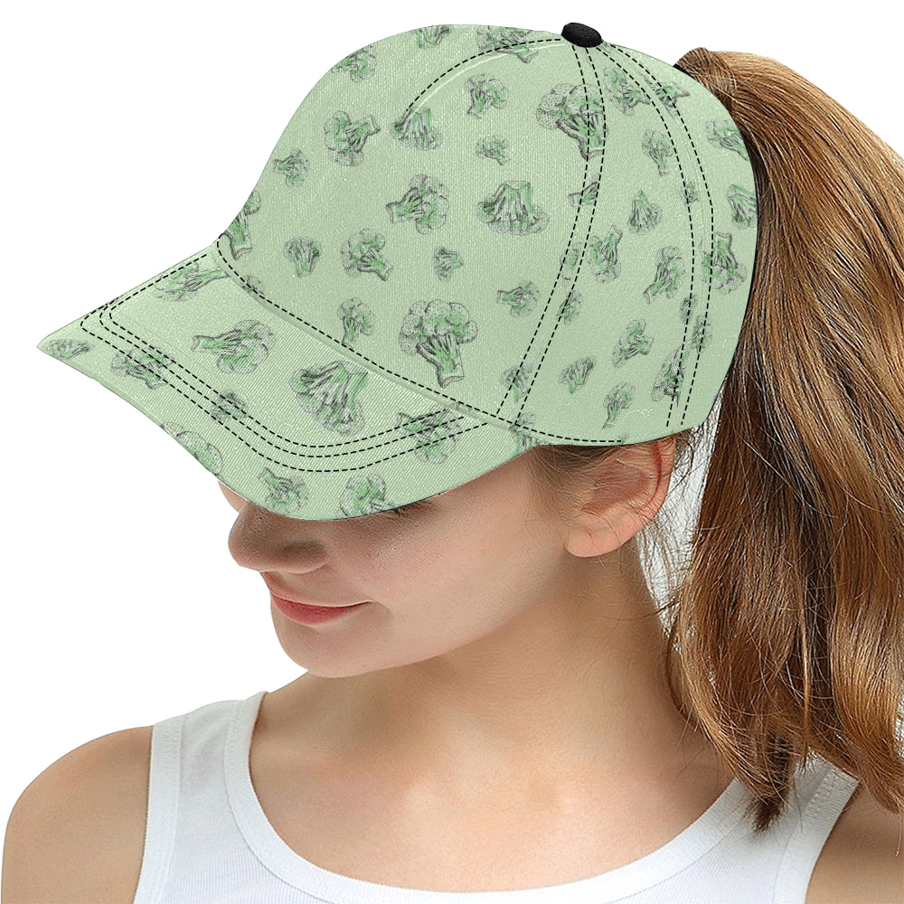 broccoli sketch pattern All Over Print Snapback Cap