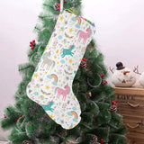 Colorful unicorn pattern Christmas Stocking