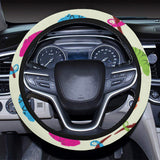 Colorful Chameleon lizard pattern Car Steering Wheel Cover