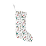 English Bulldog Pattern Print Design 03 Christmas Stocking