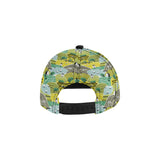 Hand drawn windmill pattern All Over Print Snapback Cap