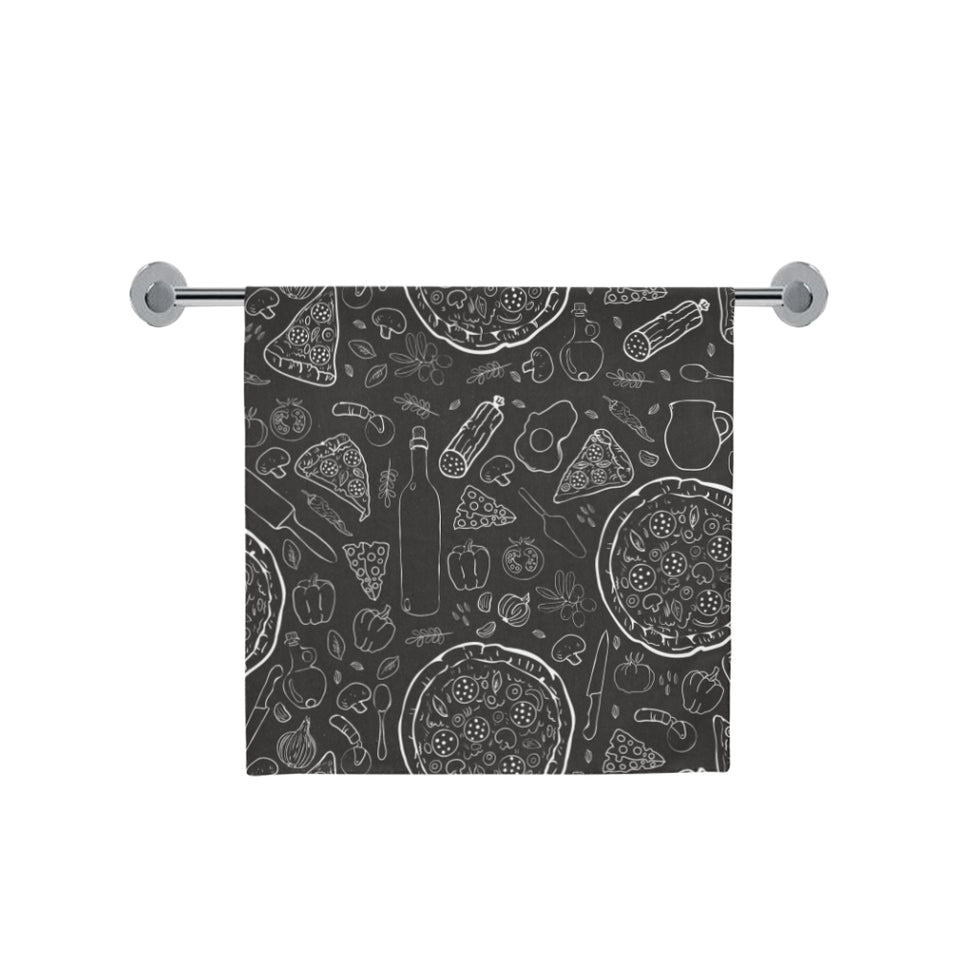 Pizza pattern Bath Towel
